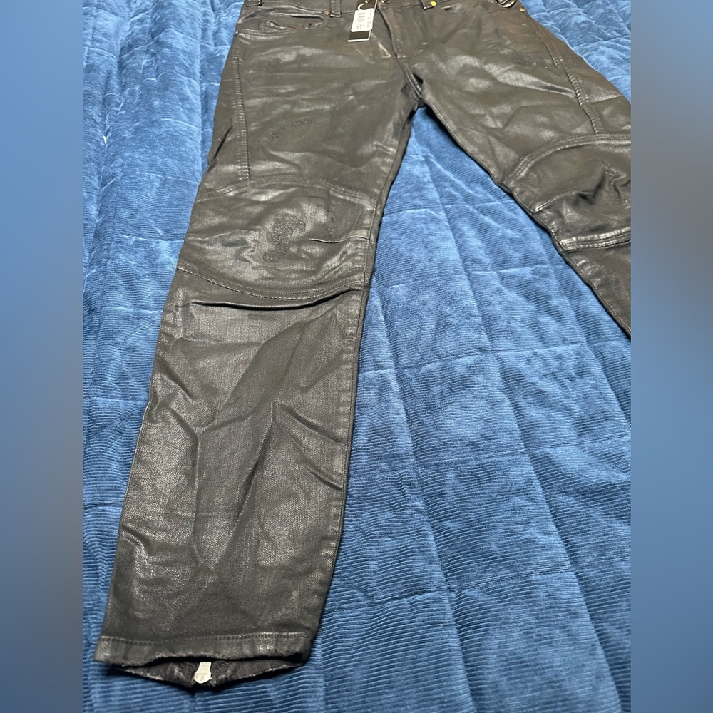 Diesel wax coated moto jogg jeans sz 31 NWT - Picture 4 of 15